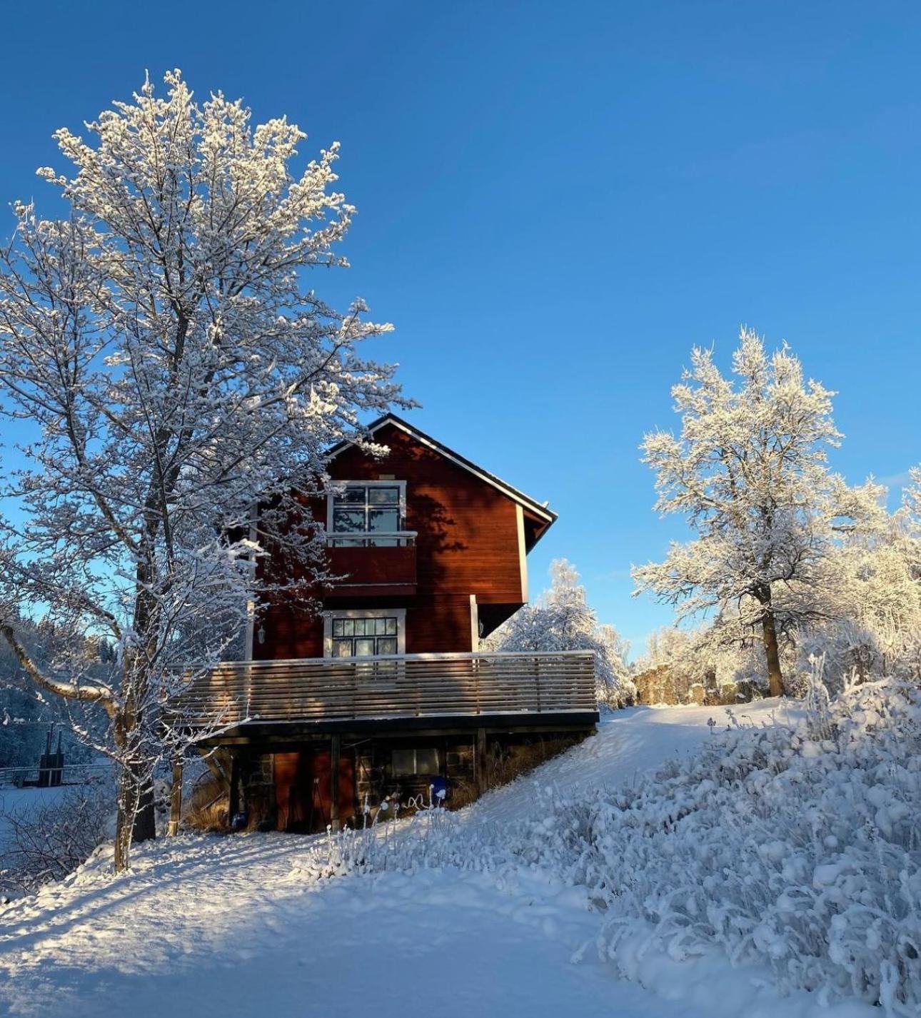 Sea Side Cabin Borlänge Buitenkant foto